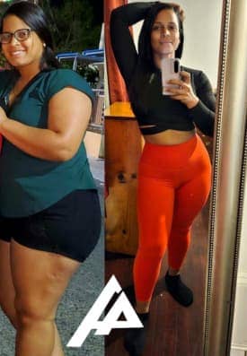 Transformation of a gym-goer showcasing weight loss success, before and after joining Apex Performance Gym in Rockland County.